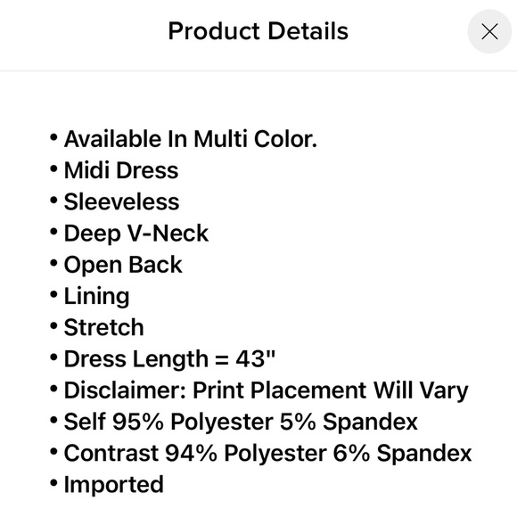 BodyCon Fitted Multi Color Dress- Size Medium - Picture 9 of 9